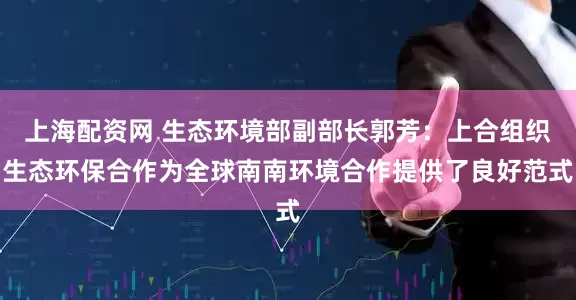 上海配资网 生态环境部副部长郭芳：上合组织生态环保合作为全球南南环境合作提供了良好范式