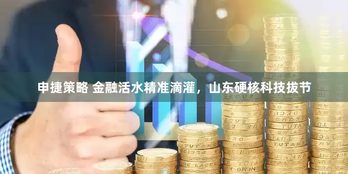 申捷策略 金融活水精准滴灌，山东硬核科技拔节
